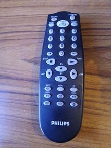 Remote control for Philips vhs recorder.