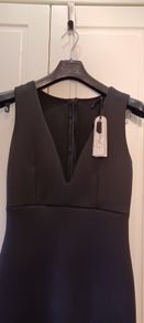 Cocktail, evening dress, black, midi lenght, sz 10, new with tags
