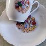 Johnson bros. bone china espresso cup and saucer. Image 2