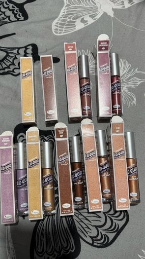 The balm new sparkling liquid eyeshadows