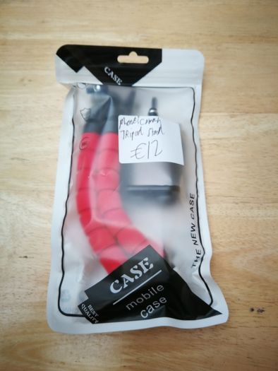 Phone/Camera Octopus Tripod Stand Red