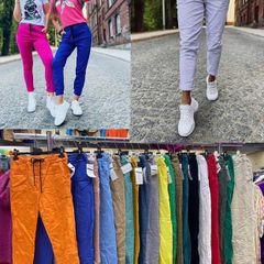 ladies italian stretch trousers 10/16