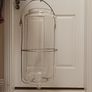 Open top glass milk receiver jar Image 3