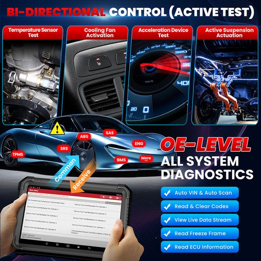 Launch X431 PRO3S+ ELITE SmartLink Diagnostic Computer