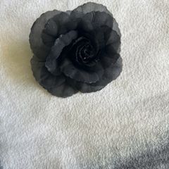 Black rose brooch- clothes/ bag decoration