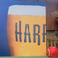 Large Harp Lager Sign
