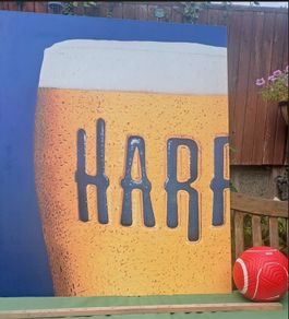 Large Harp Lager Sign