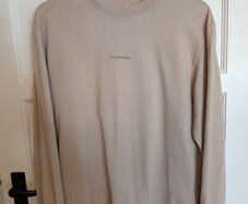 Acne Studios Logo Long Sleeve T-Shirt Beige / Taupe
