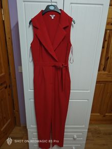 Luxurious Red Jumpsuit
