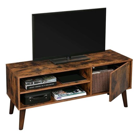 Retro Lowboard, TV shelf, TV table, TV cabinet in 50/60s look, retro furniture for your flat screen, game consoles, living room, office, wood look