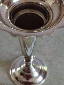 Silver Plated Small Vase.
