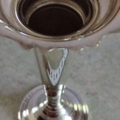 Silver Plated Small Vase.