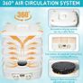 Resin Curer Machine - 2 Hours Quick Curing Epoxy Resin Dryer Machine, 3 Layers Tray and Silicone Ring for Deeper Mold, 360 Hot Air Circulation, Resin Supplies for Epoxy Resin Casting Art (FREE POSTAGE) Image 3