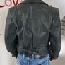 Leather jacket green size M Image 2