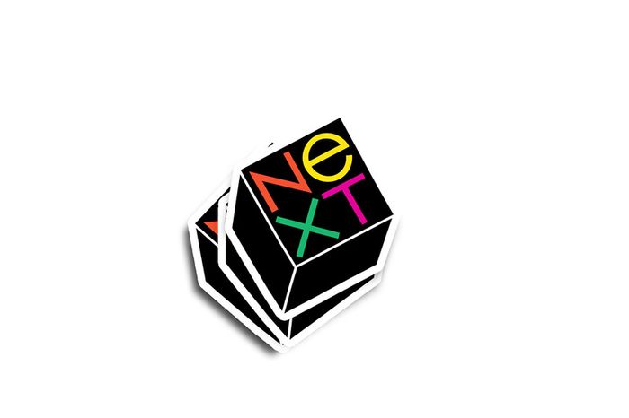 NeXT Logo Glossy Sticker 2-Pack