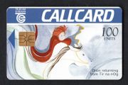 1994 Ireland 100 unit Oisin returning from Tir na nOg definitive (Gemplus) Call Card Used