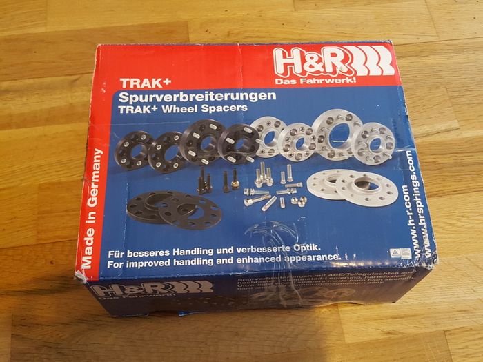 5x112 H&R Aluminium Wheel Spacers 80mm (40mm per side)