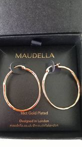 18ct Gold Plated  Hooped Earrings