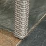 5 Piece Rattan Wicker Weave Sofa Set, Grey Image 4