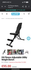 workout bench