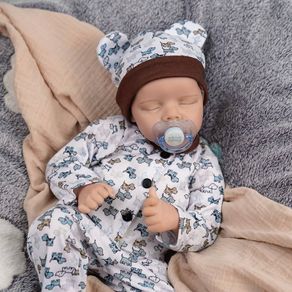 Reborn Dolls, 17 inch Handmade Realistic Reborn Babies Soft Vinyl Body, Reborn Baby Doll Looks Like a Real Baby