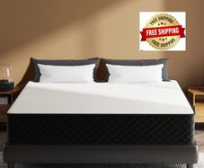 Extra Firm Single Mattress 10 Inch, 7-Zone Hybrid Mattress with Memory Foam and Individually Pocket Spring, Features Motion Isolation & Back Pain Relief, Firm Mattresses in a Box, 90x190x25cm