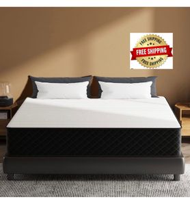 Extra Firm Single Mattress 10 Inch, 7-Zone Hybrid Mattress with Memory Foam and Individually Pocket Spring, Features Motion Isolation & Back Pain Relief, Firm Mattresses in a Box, 90x190x25cm