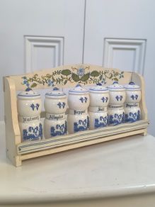 1950s Japanese spice rack