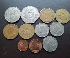 Gambia. A Lot of 11 coins (1971-1987)