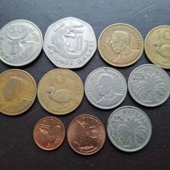 Gambia. A Lot of 11 coins (1971-1987)