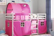 Bunk Bed without Mattress Pink 90x200 cm Solid Wood Pine