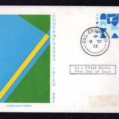 1973 Ireland contemporary Irish Art - Painting By W. Scott Commemorative Stamp First Day Cover (FDC) with Cill Choinnigh (Kilkenny) cancel