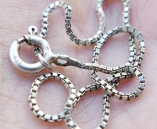 Vintage Sterling Silver 925 Box Bangle L-7,5"