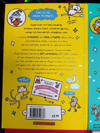 Nina Peanut - 4 book series - brand new