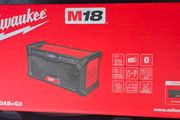 Milwaukee M18RADDAB+G2-0 18V Li-Ion RedLithium DAB+ / FM Cordless Site Radio - Bare