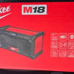 Milwaukee M18RADDAB+G2-0 18V Li-Ion RedLithium DAB+ / FM Cordless Site Radio - Bare