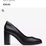 Genuine leather Clarks Freva85 Court Shoes, size 6 Image 2