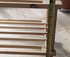 Natural 2 Tier Wooden Shoe Rack