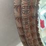 Antique Large Hand carved Wooden Mirror Image 6