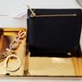 Michael Kors Balck Wallet Zip with Golden Key Ring Image 3