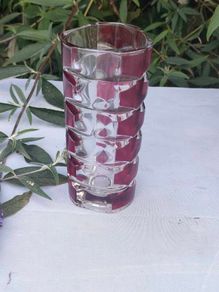 J.G Durand-Luminarc mid century glass vase