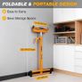 2-Pack Folding Roller Stand - Heavy Duty 250 LBS Load Capacity - 27.8-43'' Adjustable Height - for Table Saw Outfeed Woodworking Image 5