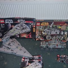 Lego star wars bundle 7261 turbo tank , 6211 imperial star destroyer and 75137 carbonite scene