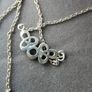 Silver necklace with birthstone Image 4