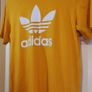 Adidas Originals Trefoil Tee Shirt Size Small Hk5229 Collegiate Gold Image 4