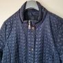 Normann quilted jacket 24 eu 50 Navy Polyester In excellent condition Image 3