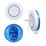 RF 433MHz Wireless 10A Relay Receiver Remote Control Light Switch 220V 110V Mini Round Button Wall Panel Switch For LED Lamp Image 3