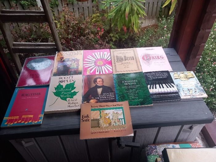 12 music books, lovely condition, post 8e, D18