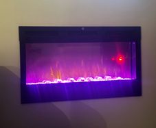 Dimplex electrical fire , briallant condition , colour changing , air conditioning