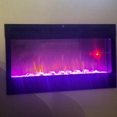 Dimplex electrical fire , briallant condition , colour changing , air conditioning